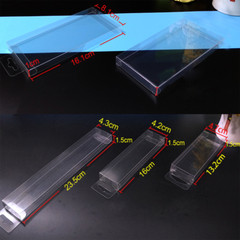 25X Clear Plastic PVC Box with Hang Hole Gift Favour Boxes Retail Shop Display