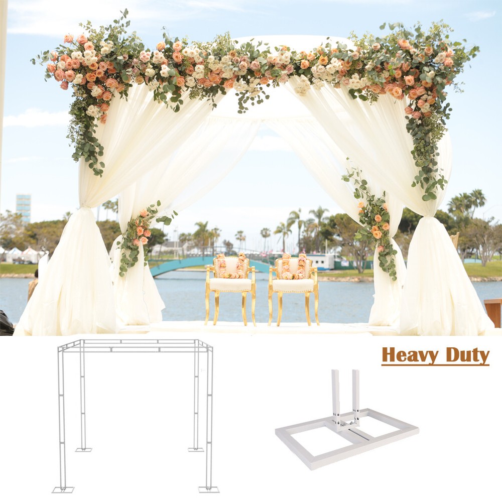 10x10ft Wedding Canopy Chuppah Mandap Hardware Kit Ceremony Decor Backdrop Stand