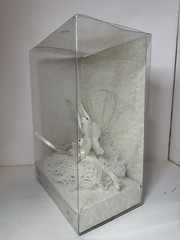 Vintage Hallmark Two White Dove Birds Wedding Cake Topper