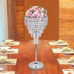 5 Tier Desktop Round Flower Stand Flower Arrangement Decor 12.99*27.95in Weeding