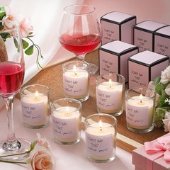 6 Pcs Bridesmaid Proposal Gifts I Can’t Say I Do Without You Candles