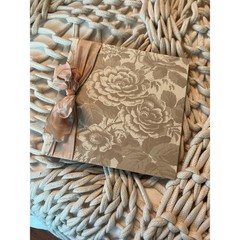 Cream Guest Book Wedding Rental Property Funeral Celebration New 8×9