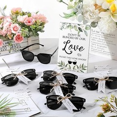 Kanayu Wedding Favors for Guests 50 Wedding Party Sunglasses Gifts Wooden Fresh