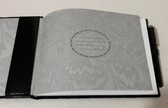hallmark guest book w/pen Black Velvet