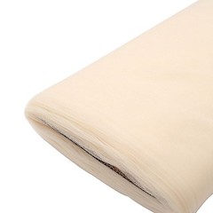 Ivory TULLE NET FABRIC 54″ wide x 40 yards Bolt Crafts Sewing Put-up Wedding