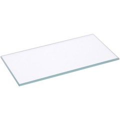 Plymor 2″ x 4″ Rectangle, 3mm Thick Non-Beveled Clear Glass