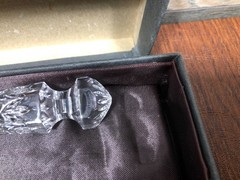VTG 1990 WATERFORD CRYSTAL BRIDAL CAKE or CARVING KNIFE 14.25” LONG / BOX MINT