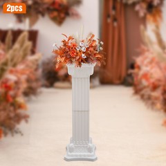 2/4Pcs Wedding Roman Column Greek Pillars Plastic Flower Pots Holder Party Decor