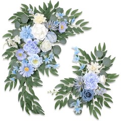 Silk Flower Wedding Bouquet Arch Decorations Easy Setup Durable Floral Swags New