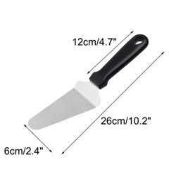 2pcs Pie Server Cake Pizza Spatula Baking Cutter Wedding Party Serving Black