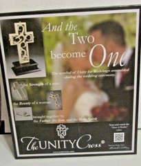 The Unity Cross Pearlescent Wedding Centerpiece Christian Limited Edition