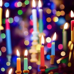 10 Inch Colored Taper Candles for Religious and 10 inch, 12 Pcs, 12-colored