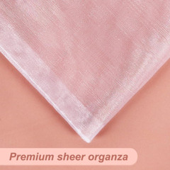 100 Pcs White Organza Bags 4X6″ Drawstring Mesh for Jewelry Candy Wedding Favor