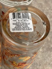 Royal Norfolk Libbey Fall Autumn Leaves 16oz Glasses – Set of 4