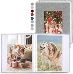 vivinin 2 Pack Photo Album 4×6, Linen Cover Photo Book, Small Photo Album Book f