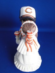 New Chicago Bears Kissing Bride & Groom Wedding Cake Top figurine with cap