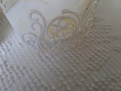 Vintage Wilton 25th Wedding Anniversay Cake topper pieces – needs work