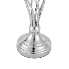 10PCS Silver Vases Wedding Centerpieces Flower Stand Table Decor Flower Vase