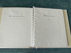 Vintage Hallmark White Our Wedding Keepsake Album Book Excellent New