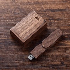 Wood Gift Box with Sliding Top, Discrete Sliding-Lid Wooden Boxes Walnut(S)