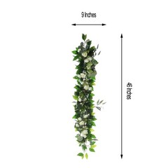 4 ft long Green Artificial Eucalyptus Willow Foliage Garlands Ranunculus Party