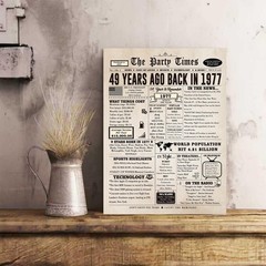 Happy 49th Birthday Card for Women Men, Funny 49 Year Old Birthday Gifts Card…