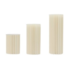3pcs Cardboard Centerpiece Display for Wedding Party Garden Cylinder Flowers Sta