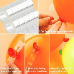 Balloon Arch Kit, 20 Rolls Balloon Arch Strip Kit for Garland, 164 Ft Balloon…