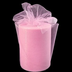 Rose Petal Pink Tulle Ribbon Decor – 6″ x 100 Yards, Valentine’s Day, Easter