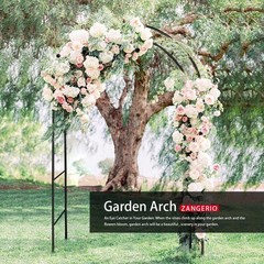 Garden Arch Trellis for Climbing Plants Outdoor Wedding Arches Brown
