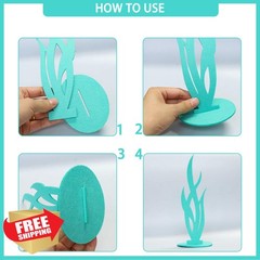 Gyufise 12pk Mermaid Felt Table Centerpieces Multi