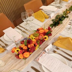 3 Pack Champagne Table Runner Summer Boho Cheesecloth Table Runner 10ft x 3pcs
