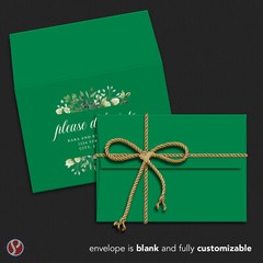 A2 Envelopes, 4 3/8″ x 5 3/4″, Green, Square Flap, 24w (90gsm), 100 per Pack