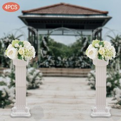 4 Pcs Wedding Party Roman Pillars European Style Landscaping Flowerpot Holder