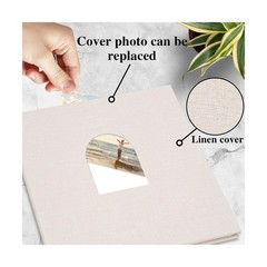 Vienrose 9.84×9.06 Inch Small Self-Adhesive Photo Album Linen C… FAST USA SHIP