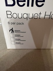 6 Oasis Bouquet Holders Wedding Flower Foam White Floral Arrangement, NIB