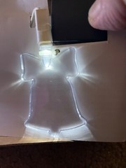 WEDDING STYLE BRIDAL BELLS LED LIGHT SET 10 LIGHTS W AC ADAPTER MARRIAGE DECOR