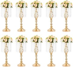 Crystal Flower Stand Wedding Centerpiece Set