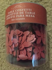 Gartner Studio Wedding 50 ct. Black Favor Box ct. and flower table confetti
