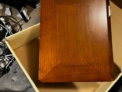 Lenox Wedding Promises Heart Wooden Book Shelf Photo Album Holds 160 Photos