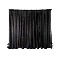 Metallic Black BACKDROP 20×10 ft Spandex Party Wedding Decorations WHOLESALE