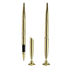 Ballpoint Pen with Base Metal Pen Reception Pen Counter Service Pen for Bank