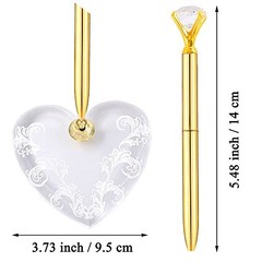 MiDube Acrylic Holder Set – Wedding Bridal Signing Pen & Acrylic Holder