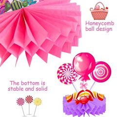 Candyland Party Table Decorations 9pcs 9 Count (Pack of 1), Pink