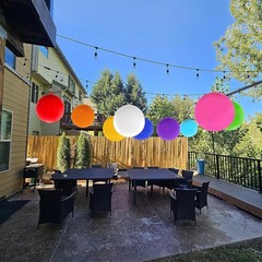 Wiletasz 9pcs Big 36 inch Balloons, Giant Latex Extra 36 inches, Colorful