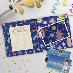 Honeymoon Travel Journal, Record-Book Trip Together, 8 x 8 inches, Hardcover