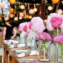 10pcs Wooden Table Numbers 1-10 Hexagon Shape Holder Base Wedding Reception