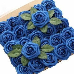50/25pcs Artificial Flowers Real Looking Foam Roses Decoration DIY for Wedding