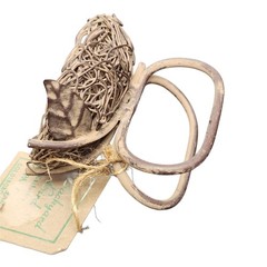 Bird Nest with Eggs Napkin Rings (5) Farmhouse Rustic Easter Wedding Table Decor