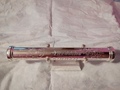 Silver Plated Marriage Certificate Holder/ With Stand 9 Inches